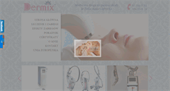 Desktop Screenshot of dermix.eu